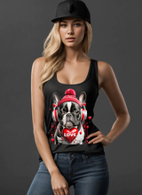 Frenchie Love Art Exclusive Tank Top | Grooveman Music