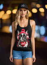 Frenchie Love Art Exclusive Tank Top | Grooveman Music