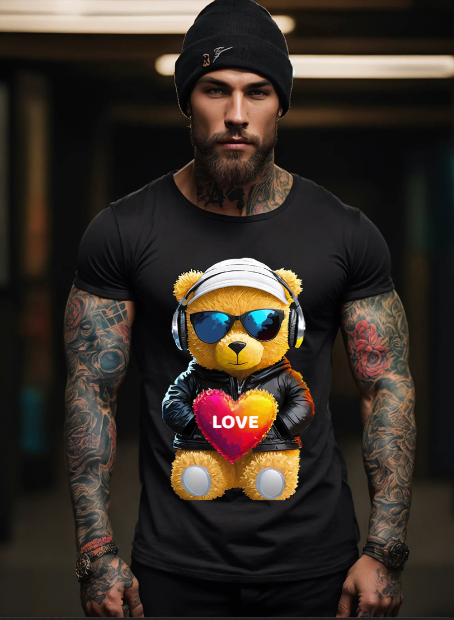 Teddy Love Art Exclusive T-Shirts | Grooveman Music