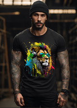 Lion Jamaican Art Exclusive T-Shirts | Grooveman Music