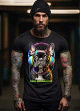 Frenchie Music on World Off Art Exclusive T-Shirts | Grooveman Music