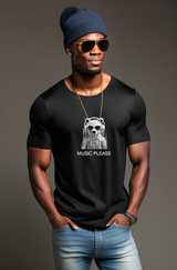 Teddy Music Please Art Black Collection Exclusive T-Shirts | Grooveman Music