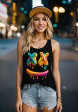 Happy Face Art Exclusive Tank Top | Grooveman Music
