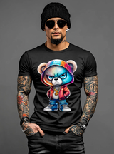 Teddy Angry Colorful Art Exclusive T-Shirts | Grooveman Music