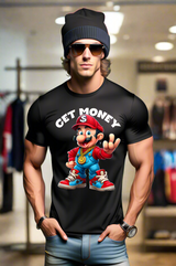 Cartoon Urban Get Money Art Exclusive T-Shirts | Grooveman Music