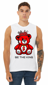 DTG Tank Top | Direct to Garment Teddy Be The King Red