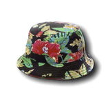 Grooveman Music Hats Flower Bucket Fitted Hat