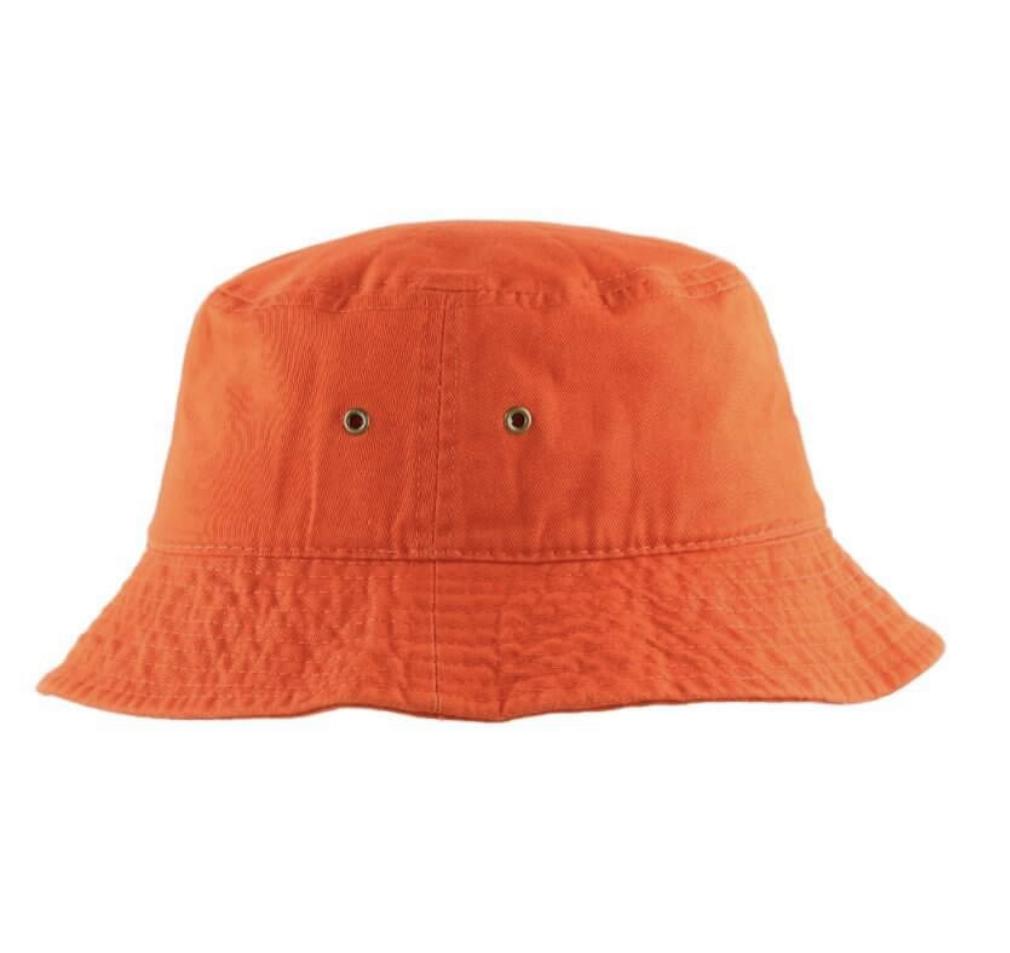Grooveman Music Hats L/XL / Orange Solid Bucket Fitted Hat