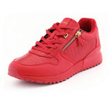 Mazino Selenite Zipper Jogger Red & Croc Sneakers - Men