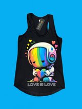 Robot Love is love! DTG Tank Top | Full Color