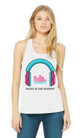 DTG Tank Top | Music is the Answer Full Color
