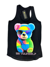 TEDDY BE YOURSELF RAINBOW DTG TANK TOP | GROOVEMAN MUSIC