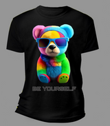 TEDDY BE YOURSELF RAINBOW AI T-SHIRTS DTG | GROOVEMAN MUSIC