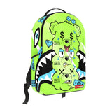 Sprayground Neon Triple Head Bear Backpack