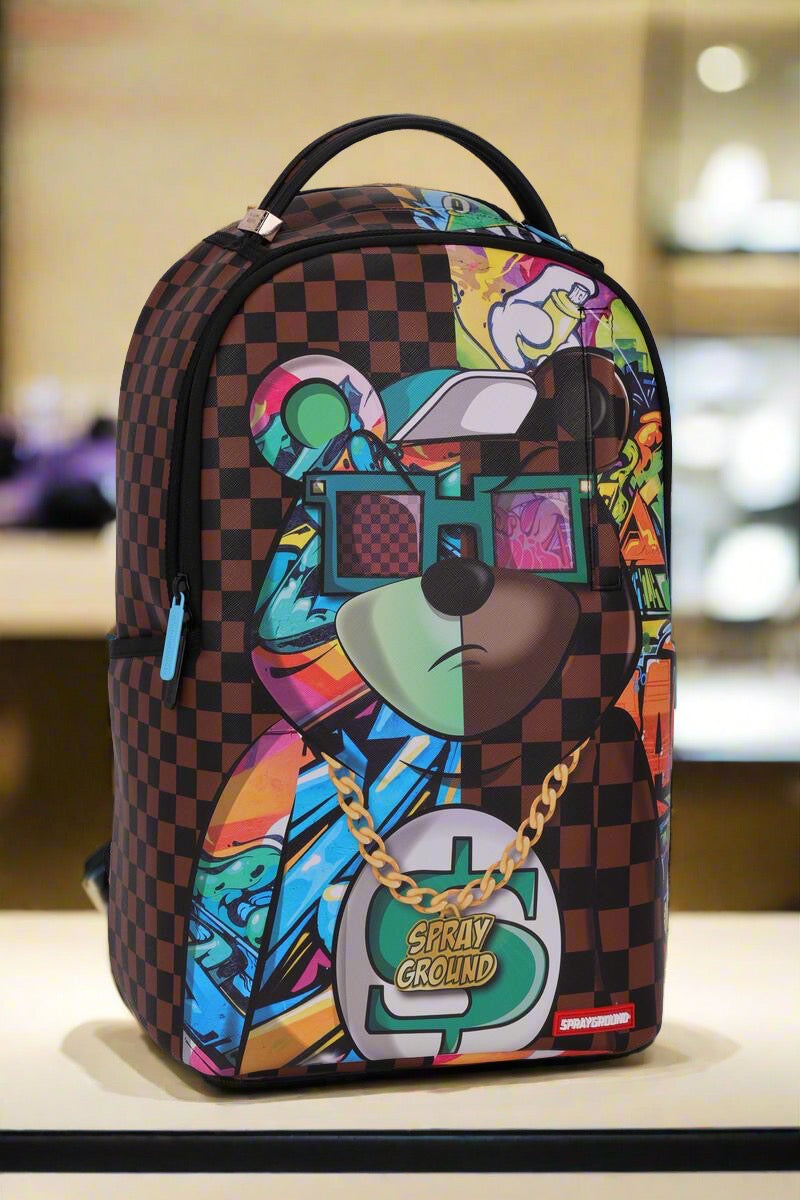 Sprayground Bear Don't Care DLXSV Backpack