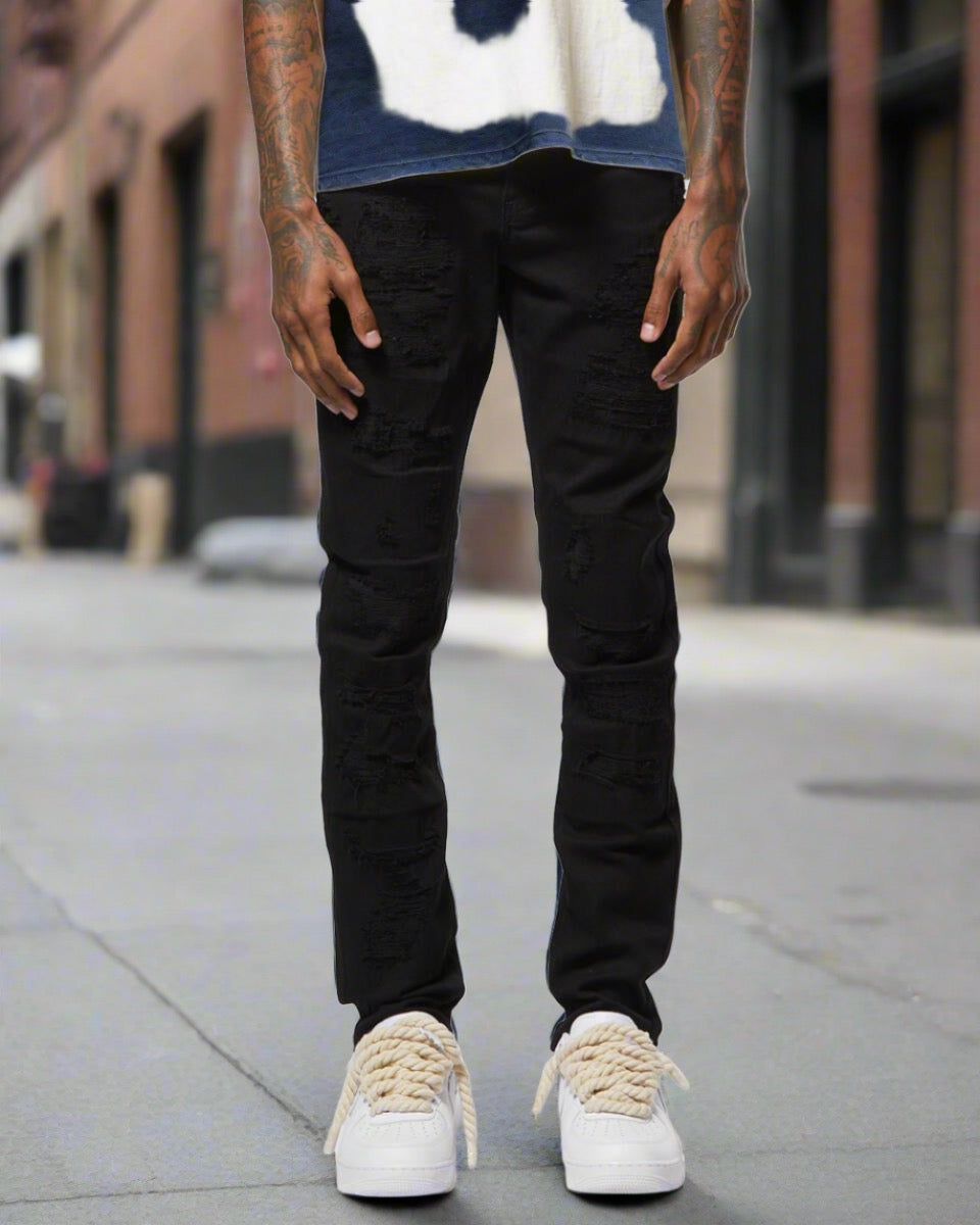 Premium Stretch skinny Distressed Jeans