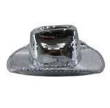 Disco hat with mirror