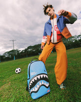Sprayground Shark Central Bubble Shark Blue Backpack