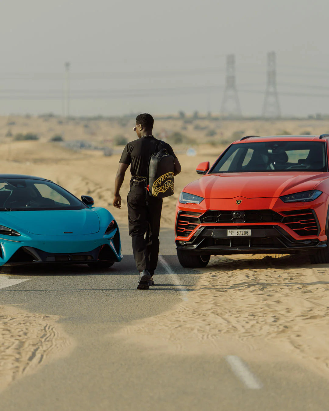 Sprayground Gold Fang DLXSV Backpack