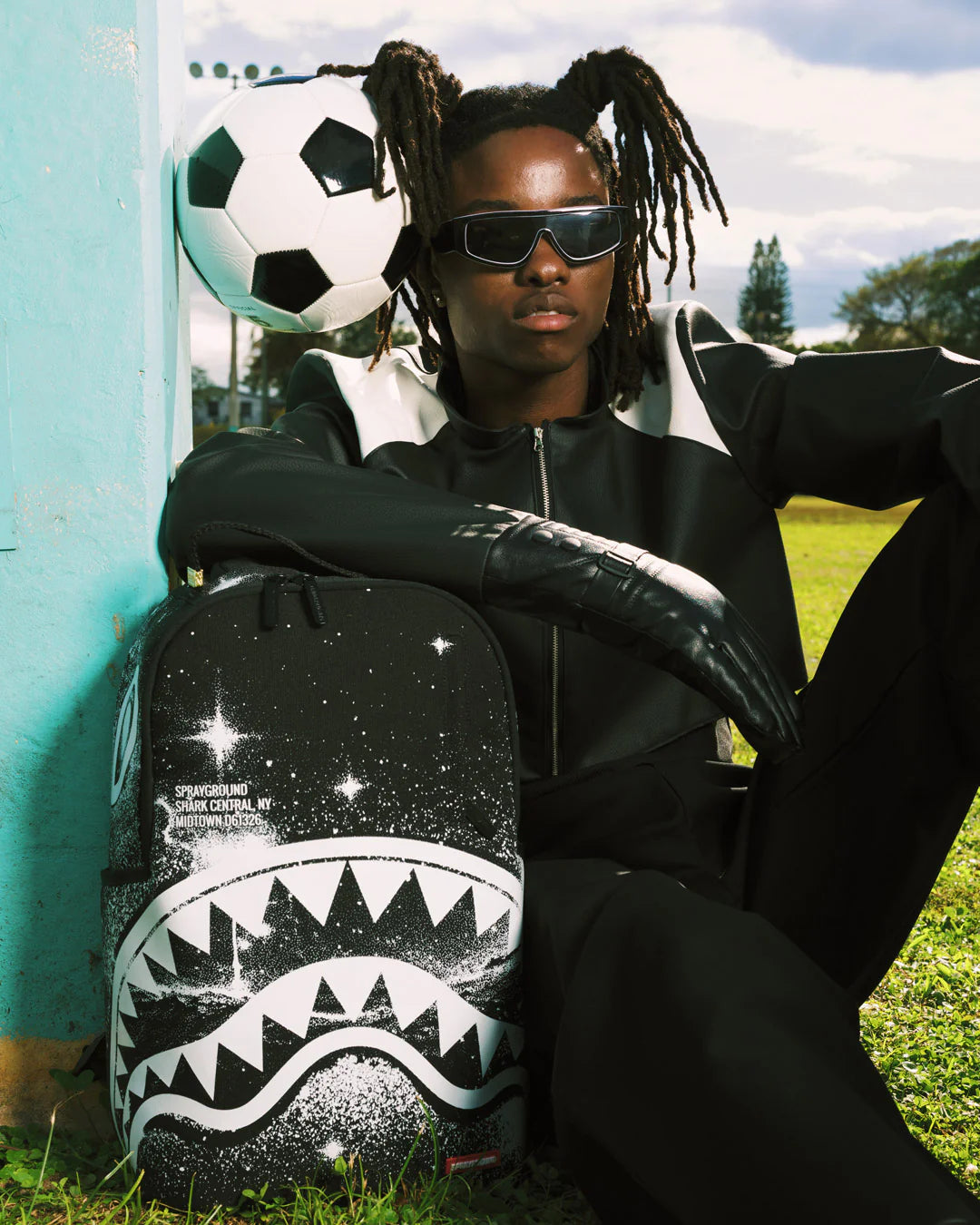 Sprayground Shark Central Overspray BACKPACK