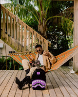 Sprayground Shark Central Passport Purple Backpack