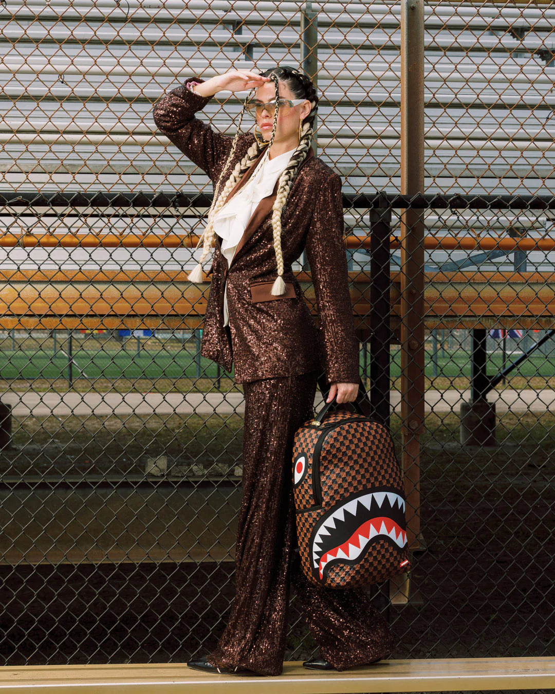 Sprayground Crown Jewel Sharks in Paris Backpack