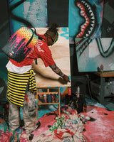 Sprayground WYNWOOD WALLS COLLAB DAN LAM DRIPS BACKPACK