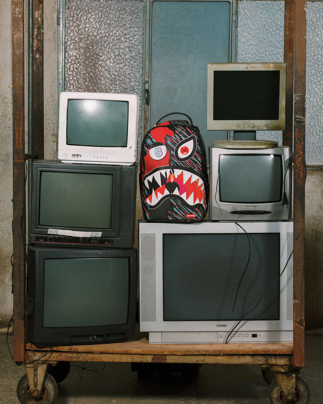 Sprayground Hyper Driven Shark Backpack (REMOVABLE SET OF EYES)