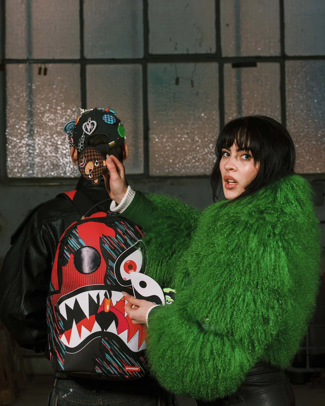 Sprayground Hyper Driven Shark Backpack (REMOVABLE SET OF EYES)