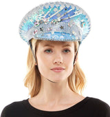 Frozen Blue Captain Hat