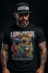 Lion Mode Rhinestone T-Shirt – Grooveman Exclusive