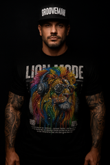 Lion Mode Rhinestone T-Shirt – Grooveman Exclusive