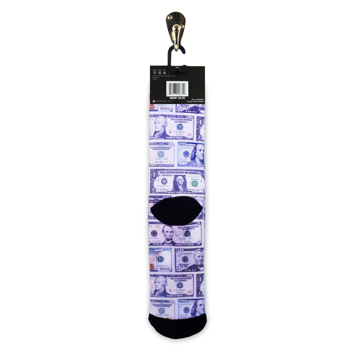 Cash Money Sublimation Socks - Grooveman Music