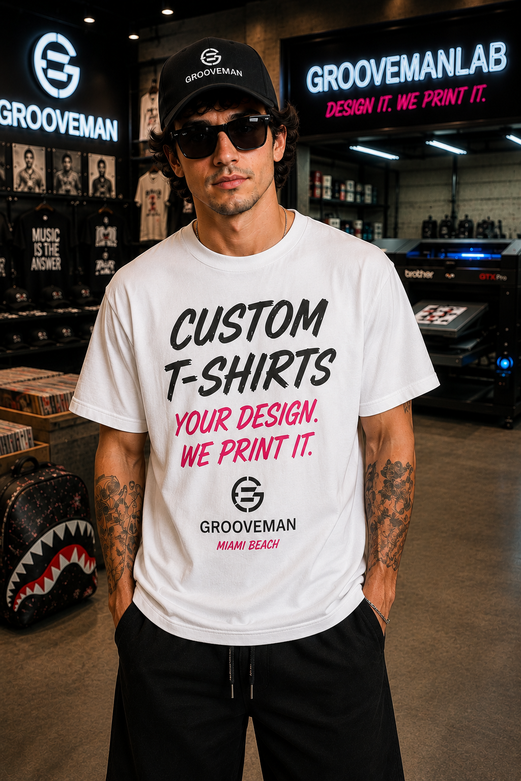 Custom T-Shirt Printing – Your Design, Photo or Logo