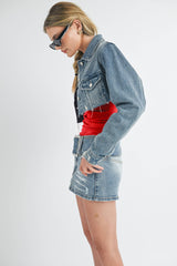 Denim Mini Skirt - Grooveman Music