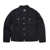 Jet Black Denim Jacket