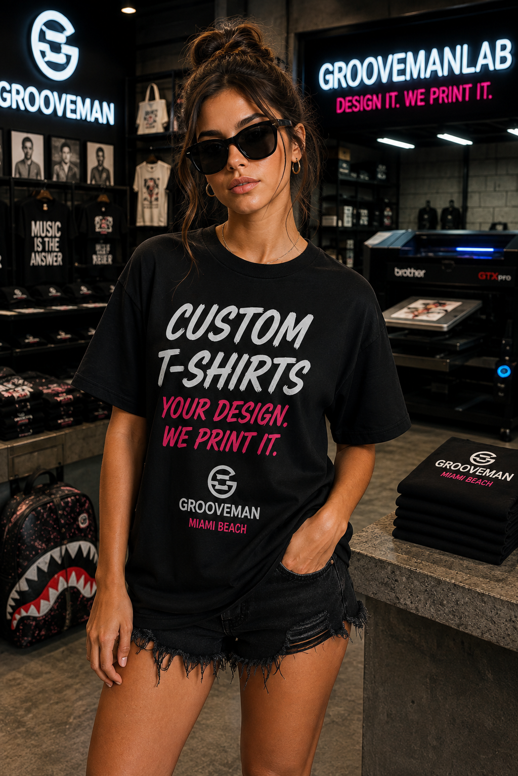 Custom T-Shirt Printing – Your Design, Photo or Logo