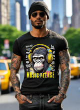 Ape Music Please Art T-Shirts | GM Trademark