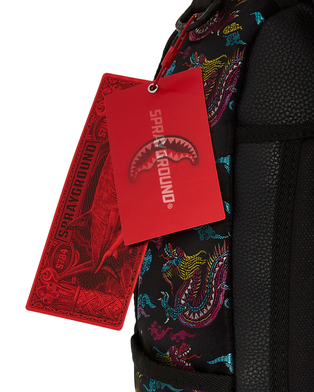 Sprayground Embroidered Dragons Backpack