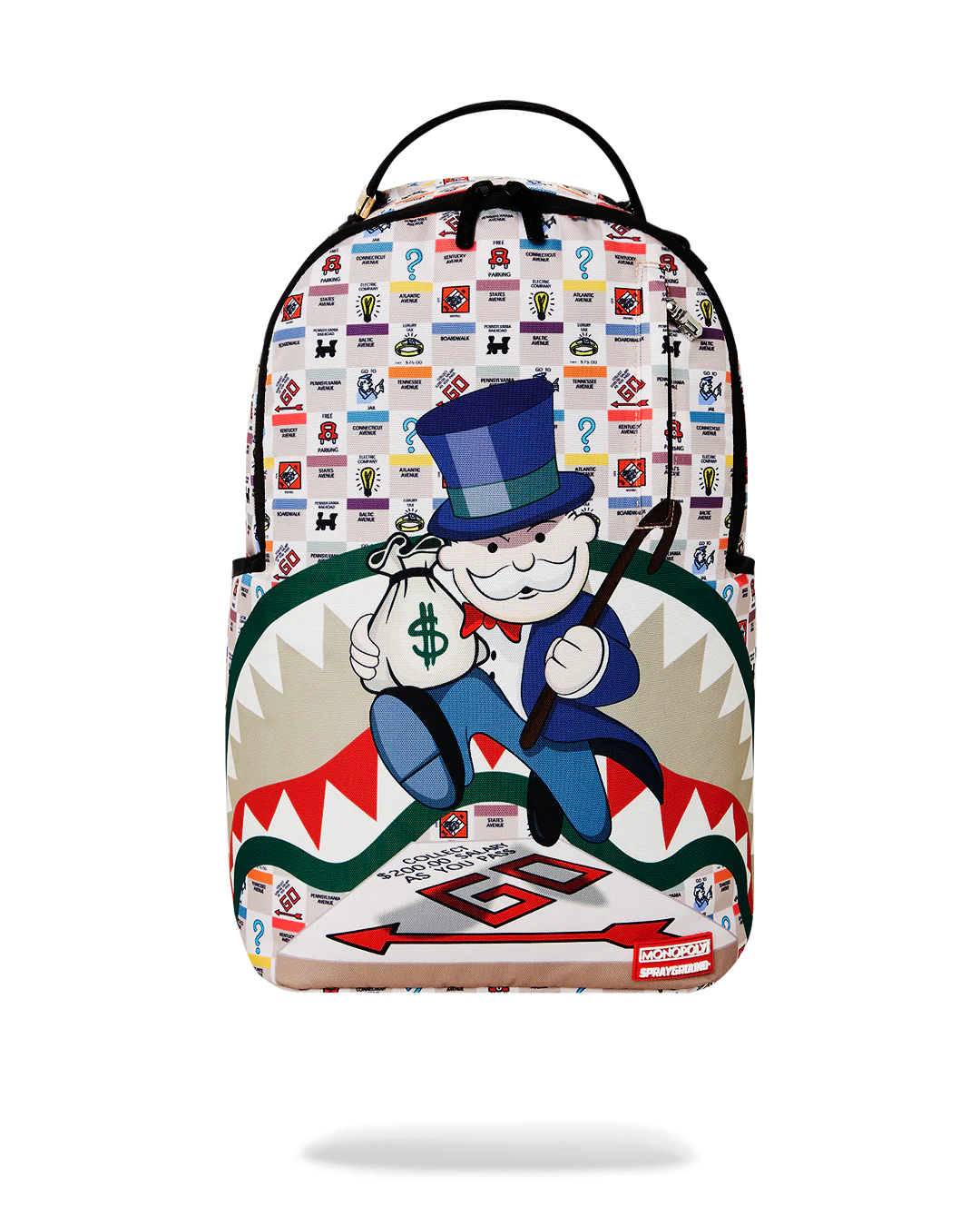 Sprayground Monopoly Gotta Go DLXSR Backpack