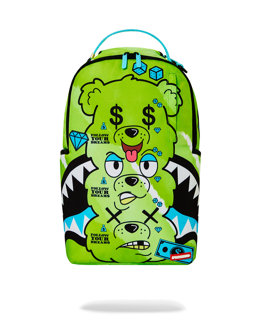 Sprayground Money Bear Seeing Triple DLXSR Backpack