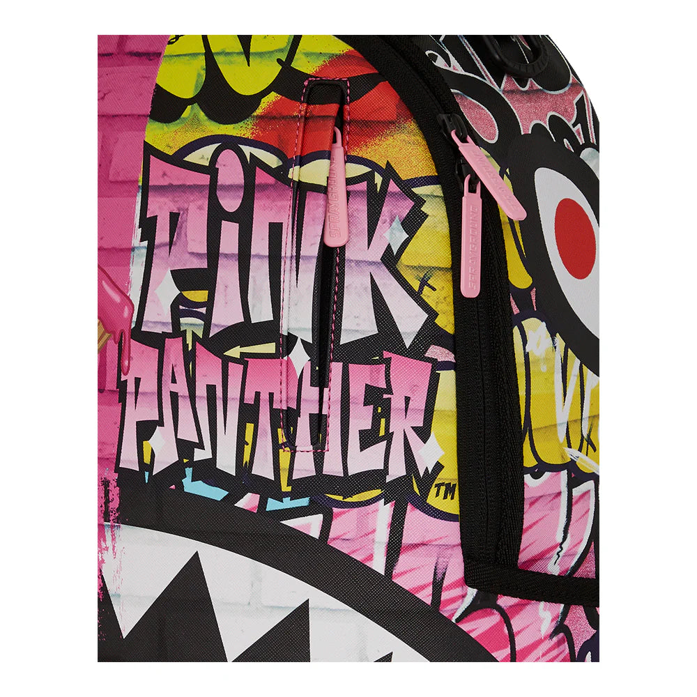 Sprayground Pink Panther Painting over Graffiti DLXSV Backpack