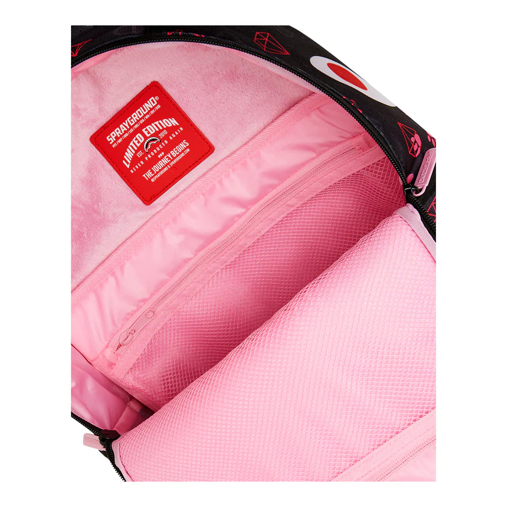 Sprayground Pink Panther Paw Prints DLXSV Backpack