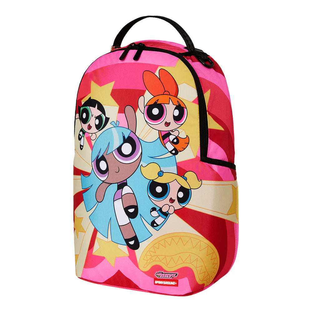 Sprayground Powerful Puff Girls Heart Shark DLXSV Backpack