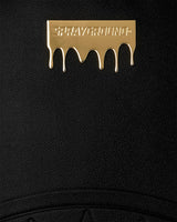 Sprayground Gold Drip Logo DLXSV Backpack