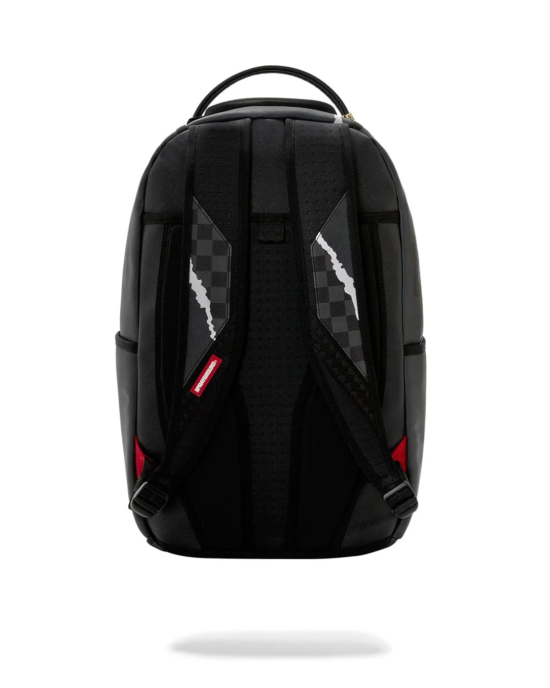 Sprayground Center Rip Revealing Gray Check BACKPACK