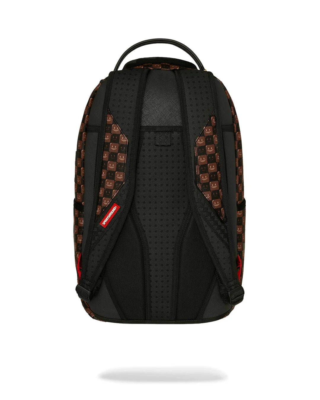 Sprayground Sharks in Paris WTF Bubbly Brown Check Backpack