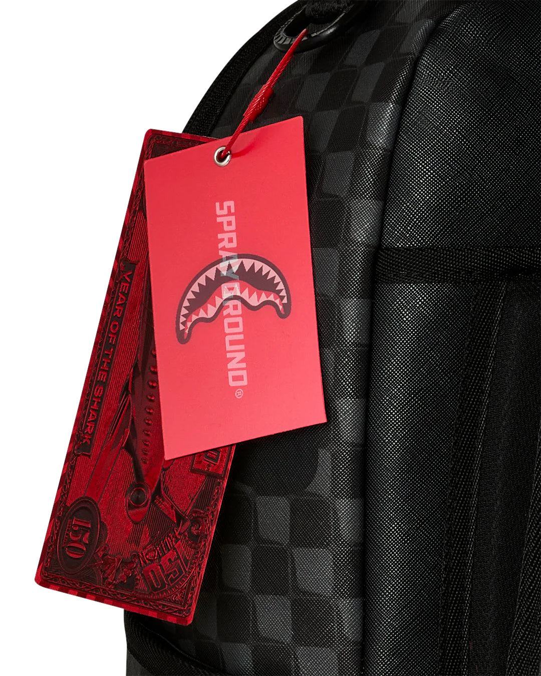 Sprayground Shark in Paris Balloon Black DLXSV Backpack