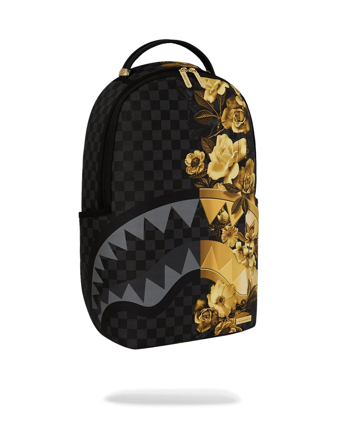 Sprayground Gold Floral Remix DLXSV Backpack