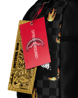 Sprayground Super Hot Fire Sharks in Paris Backpack